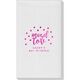 Confetti Mazel Tov Linen Like Guest Towels Image 3 of 3